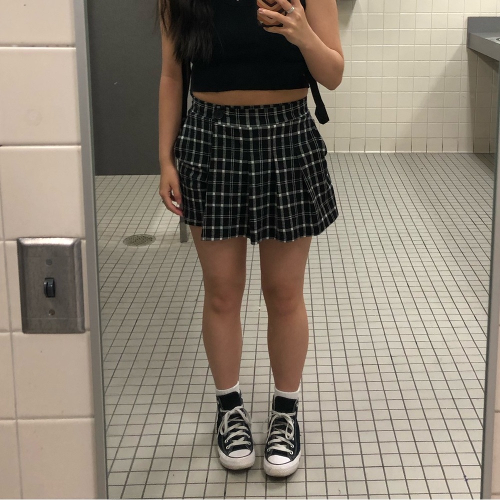 Hollister Plaid Skort